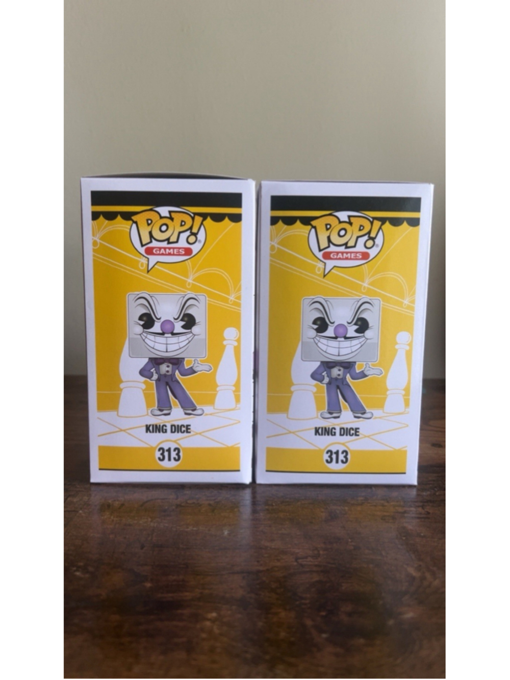 Funko Pop! Games Cuphead Series King Dice combo Chase and nonchase Vinyl Figures - Picture 2 of 5